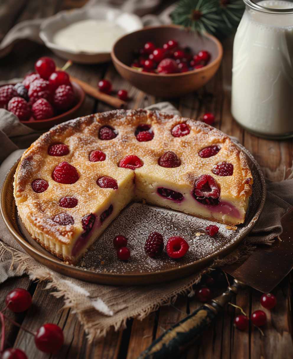 clafoutis fruits rouges