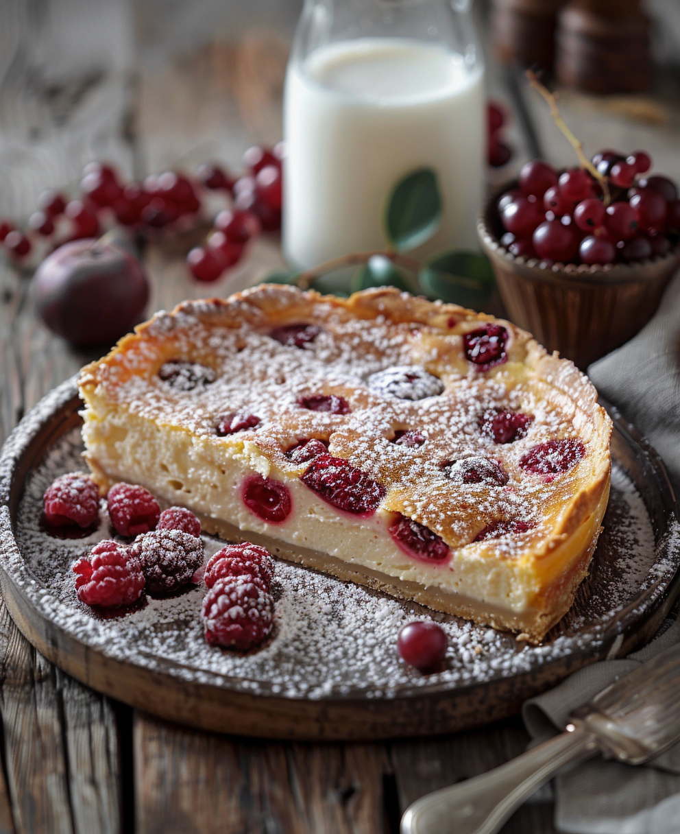clafoutis fruits rouges