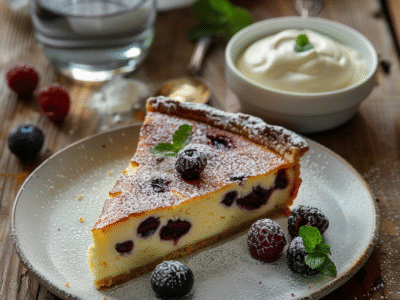 Clafoutis mures : Recette facile et savoureuse