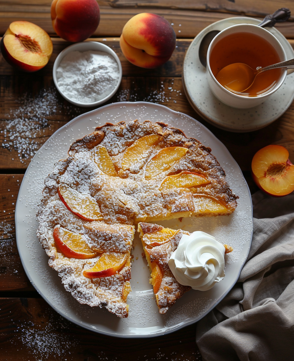 clafoutis nectarines