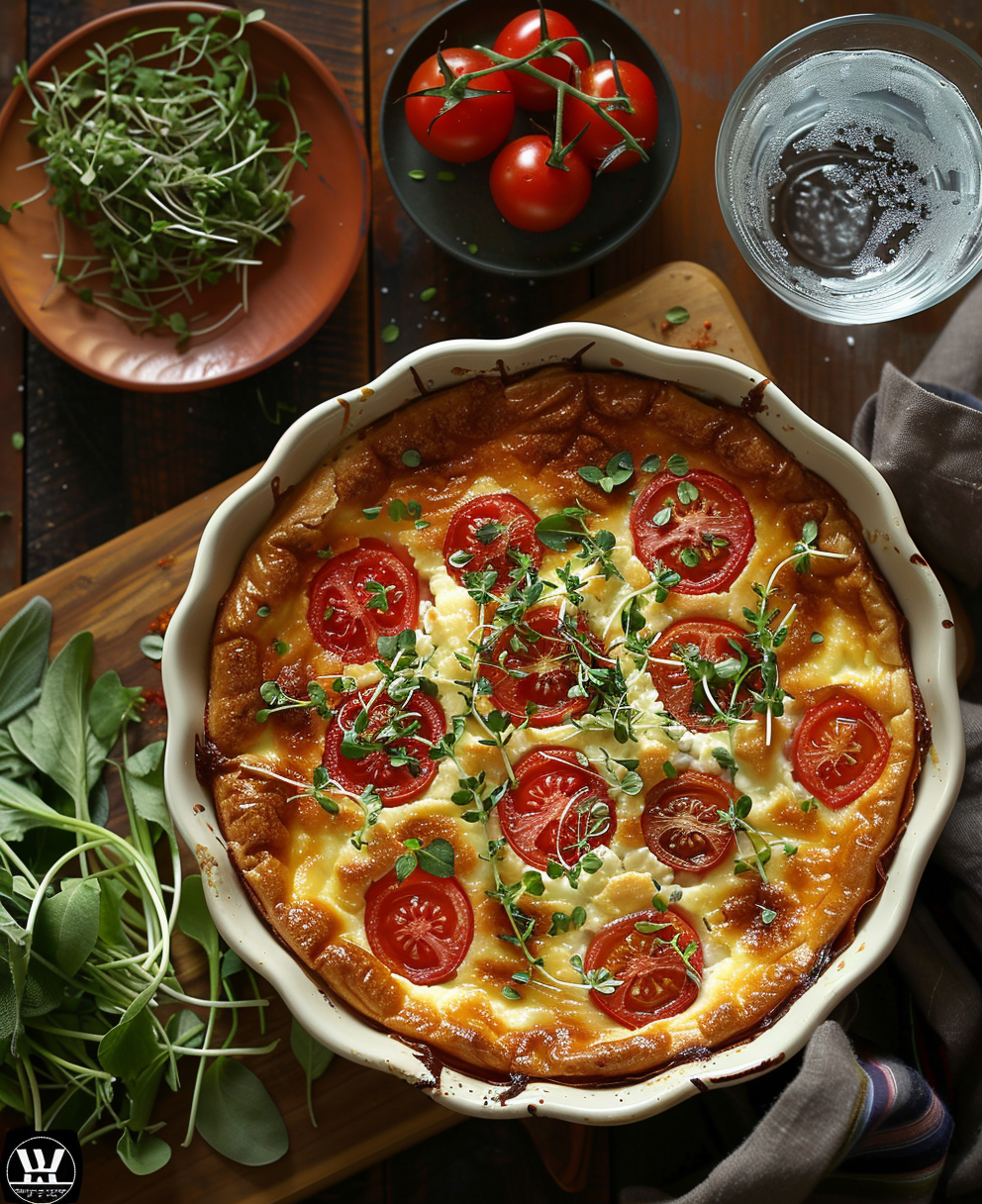 clafoutis tomates cerises