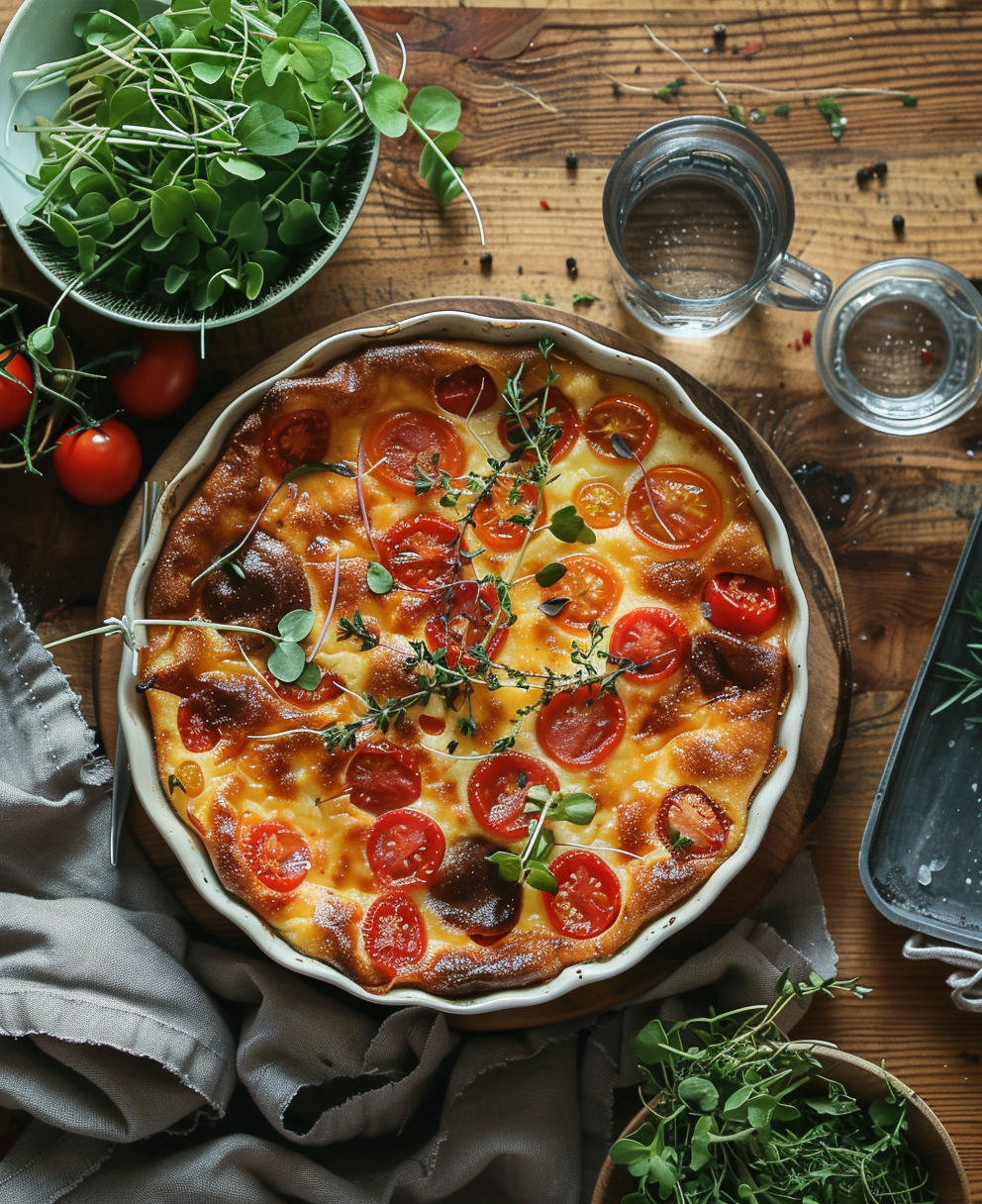 clafoutis tomates cerises
