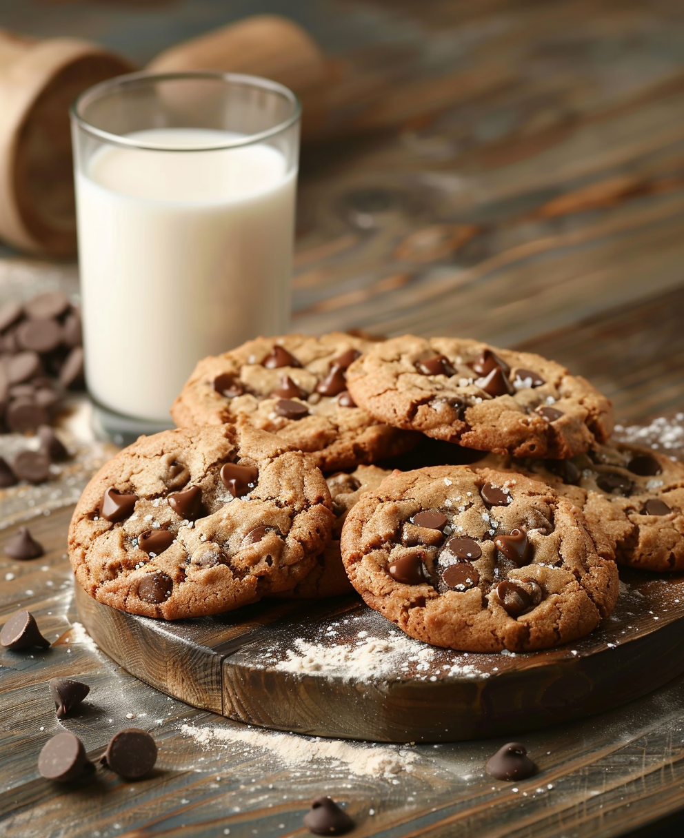 cookies flocons d’avoine chocolat