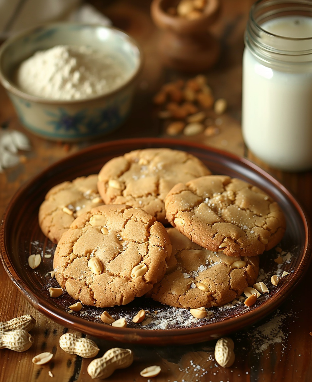 recette cookies beurre de cacahuètes