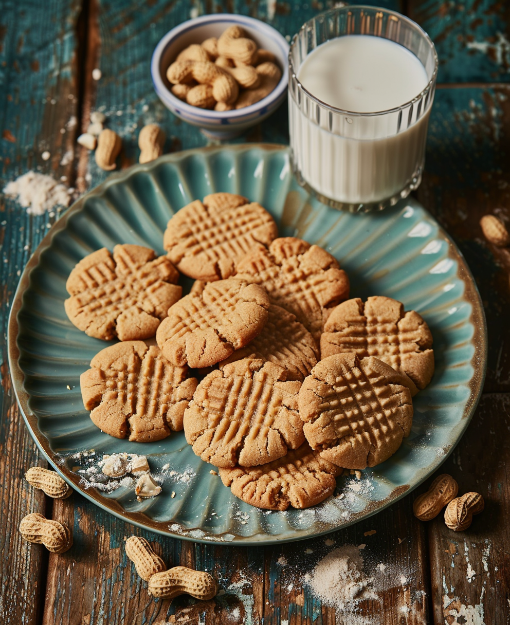 recette cookies beurre de cacahuètes