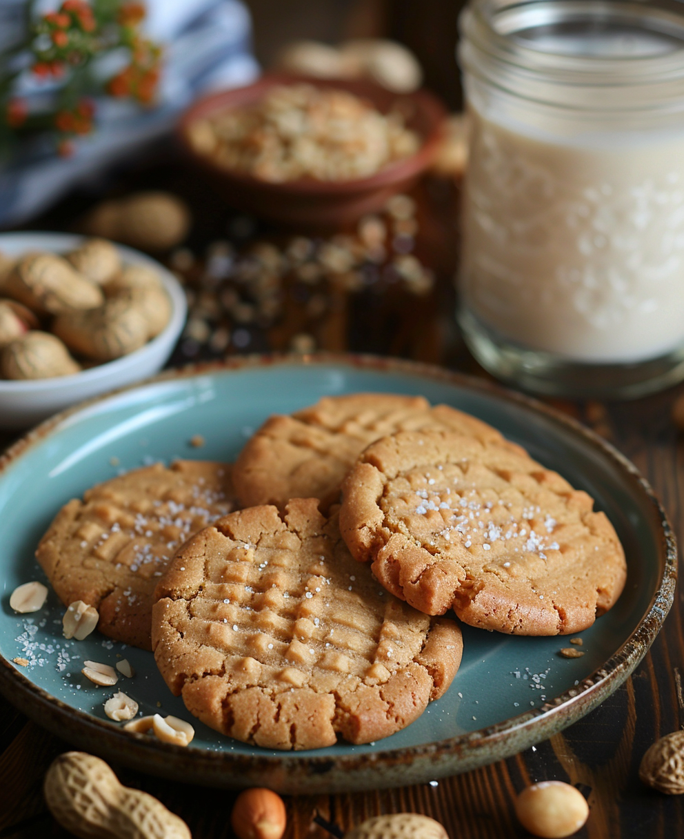 recette de cookies au beurre de cacahuète