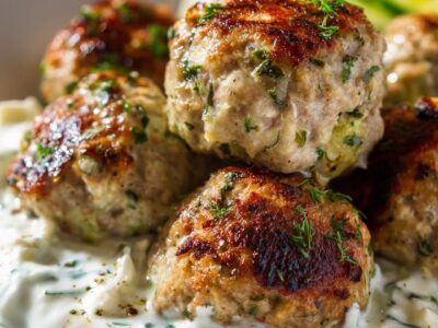 Boulettes Dinde Tzatziki : Recette Facile et Savoureuse