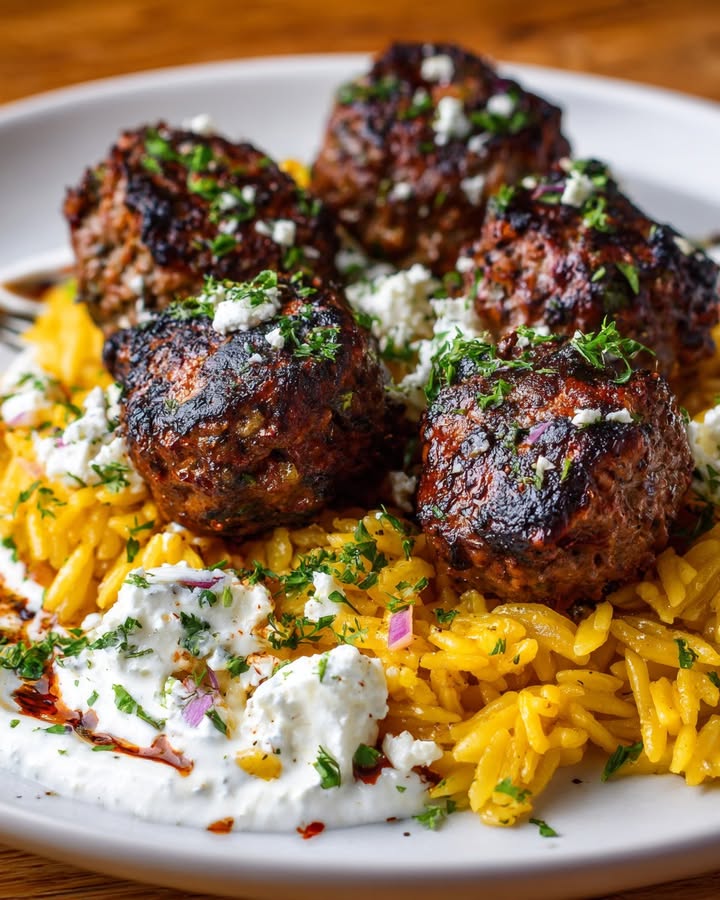 Boulettes Orzo Citronné : Recette Facile et Savoureuse 1 Boulettes Orzo Citronné