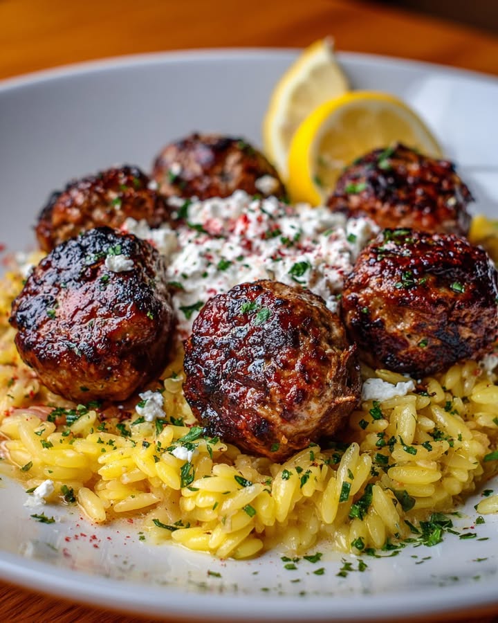 Boulettes Orzo Citronné