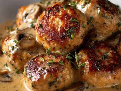 Boulettes Poulet Crémeuses : Recette Facile et Savoureuse
