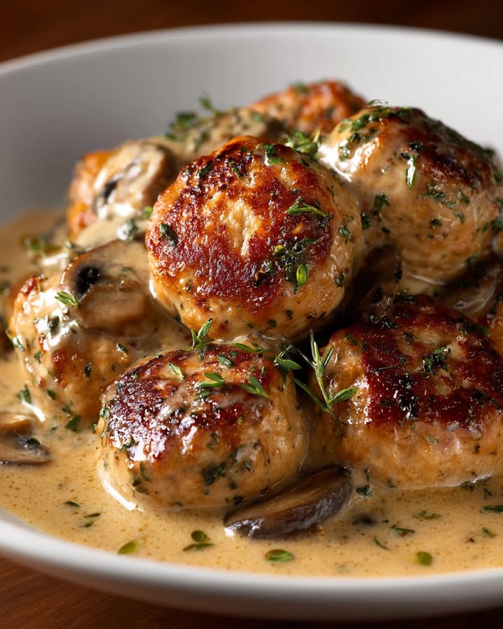 Boulettes Poulet Crémeuses