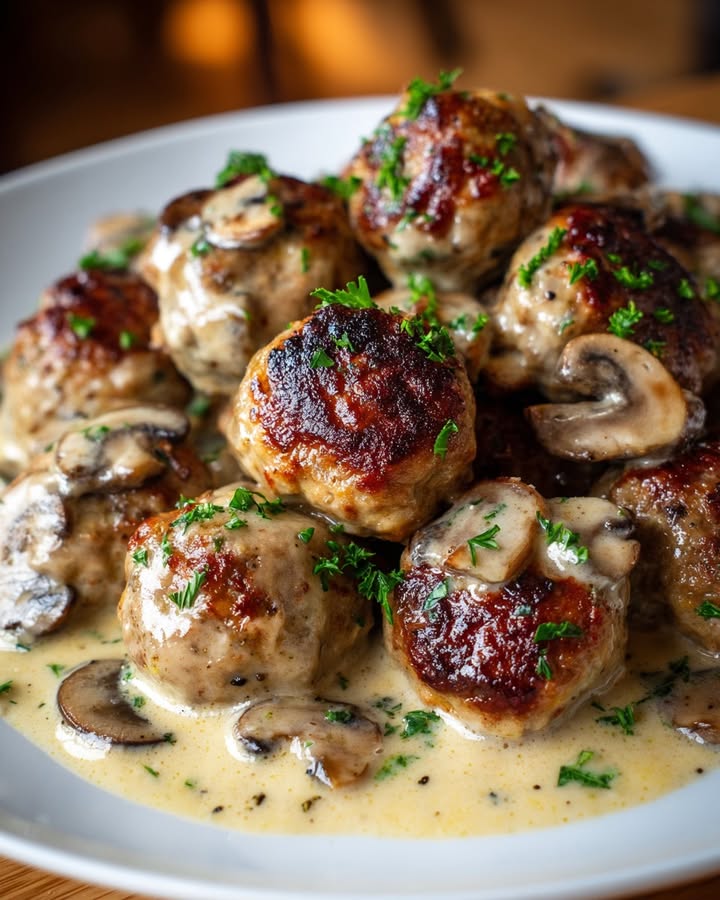 Boulettes Poulet Crémeuses