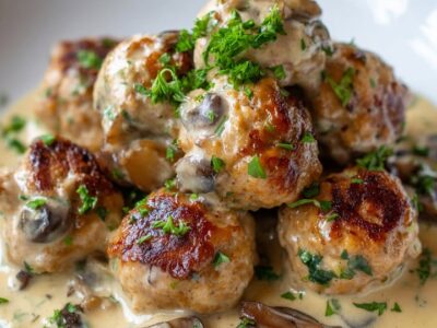 Boulettes Poulet Crémeuses : Recette Facile et Savoureuse