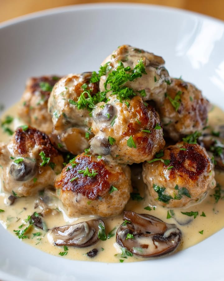 Boulettes Poulet Crémeuses