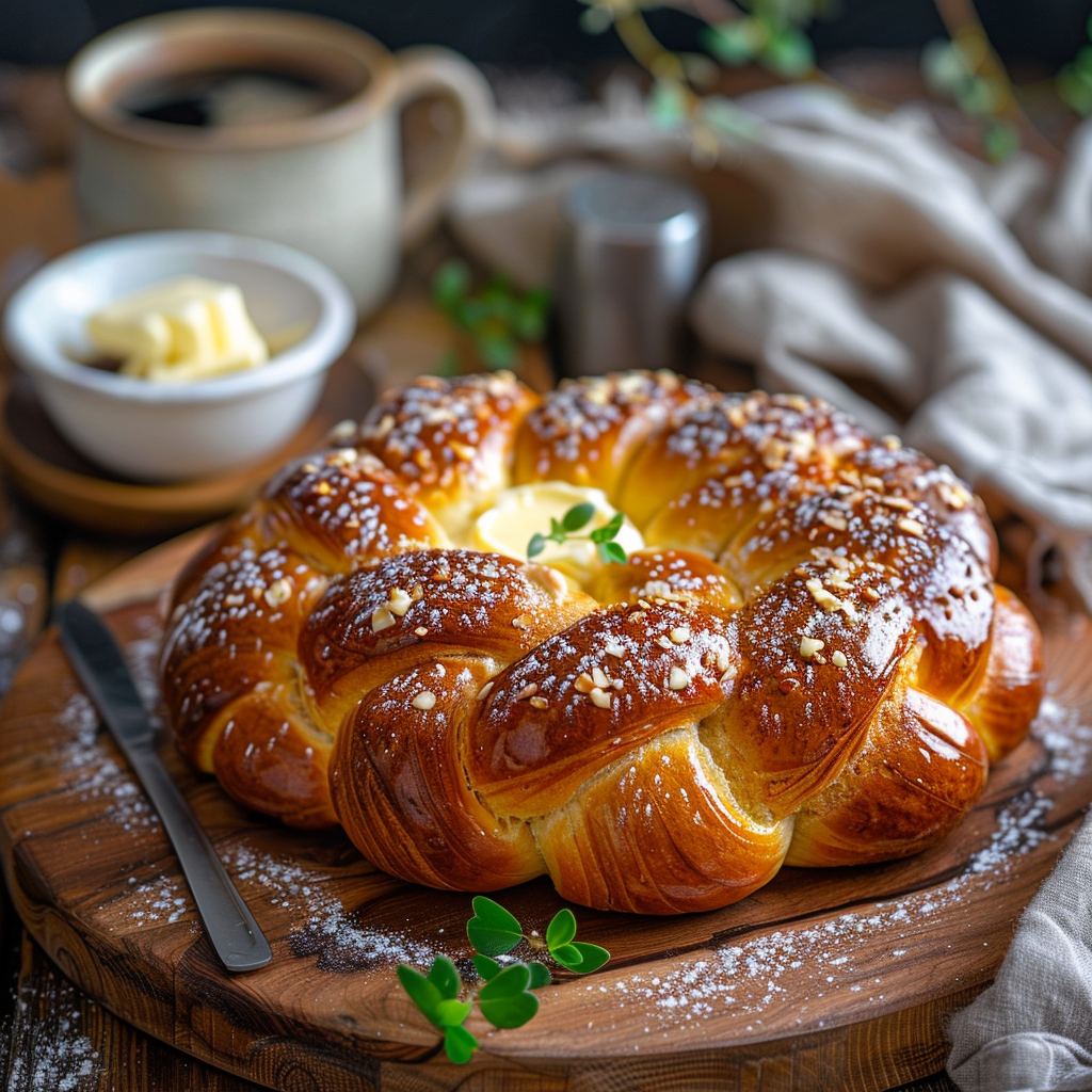Brioche tressée au beurre : Recette facile et savoureuse 1 Brioche tressée au beurre