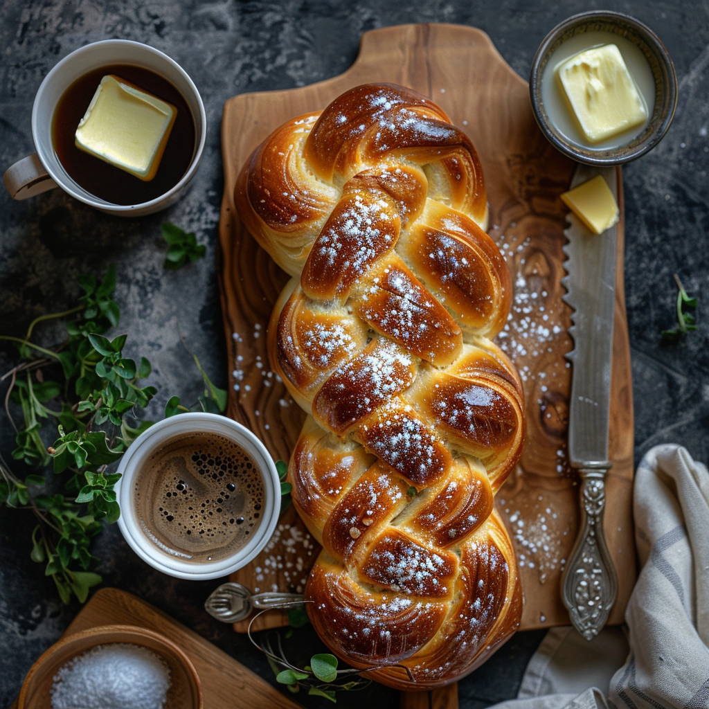 Brioche tressée au beurre : Recette facile et savoureuse 2 Brioche tressée au beurre