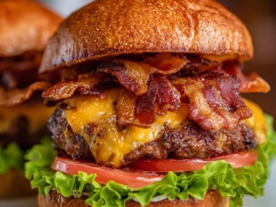Burgers Crémeux Irresistibles : Recette Savoureuse et Facile à Préparer