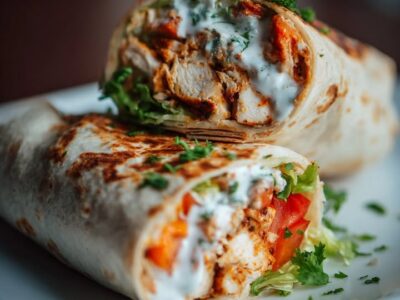 Burritos Poulet Chipotle Rapides et Savoureux