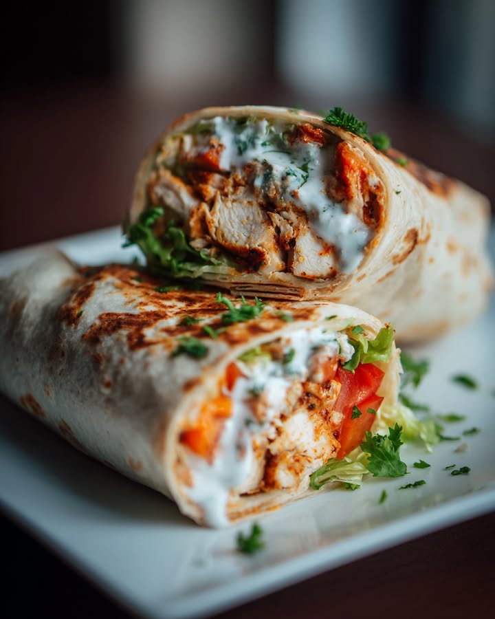 Burritos Poulet Chipotle Rapides et Savoureux 1 Burritos Poulet Chipotle