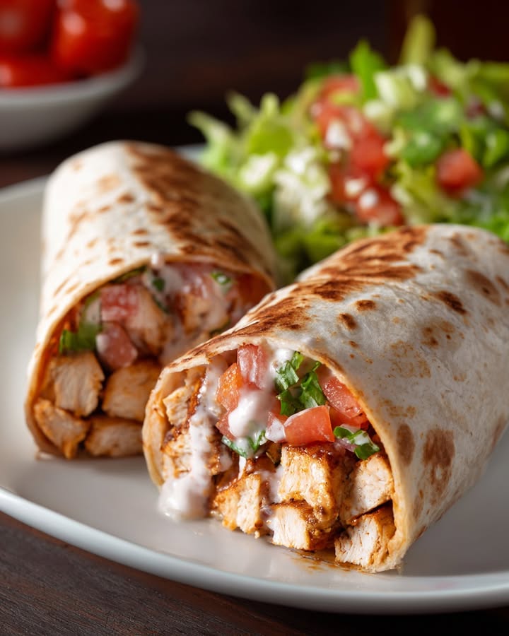 Burritos Poulet Chipotle Savoureux : Recette Facile et Rapide 1 Burritos Poulet Chipotle