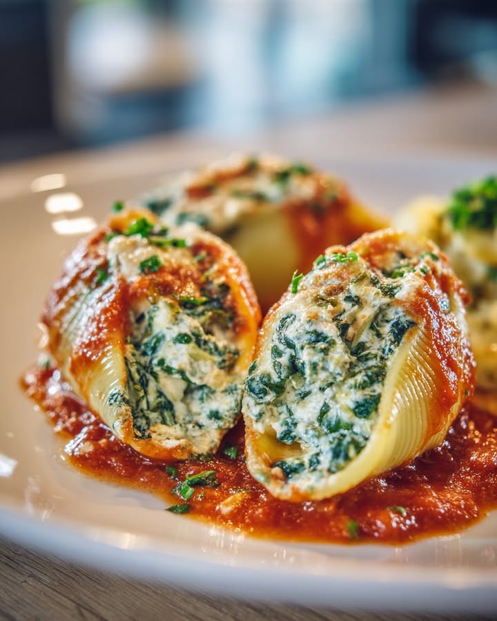 Coquilles Épinards Ricotta