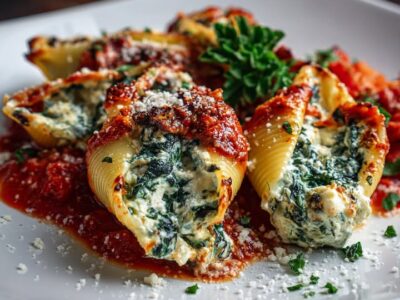 Coquilles Épinards Ricotta : Recette Facile et Savoureuse