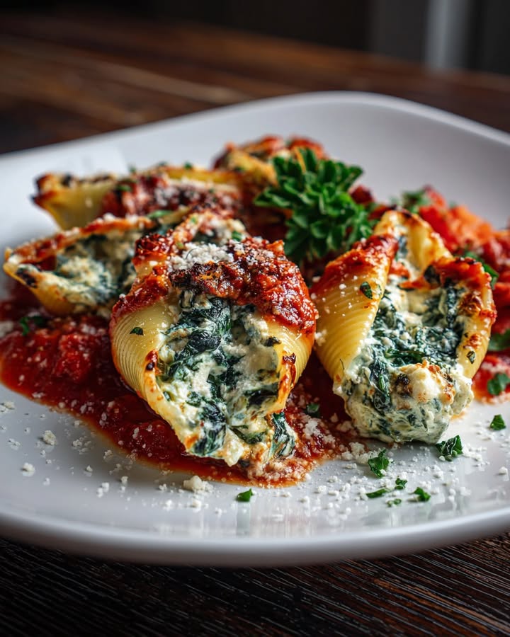 Coquilles Épinards Ricotta