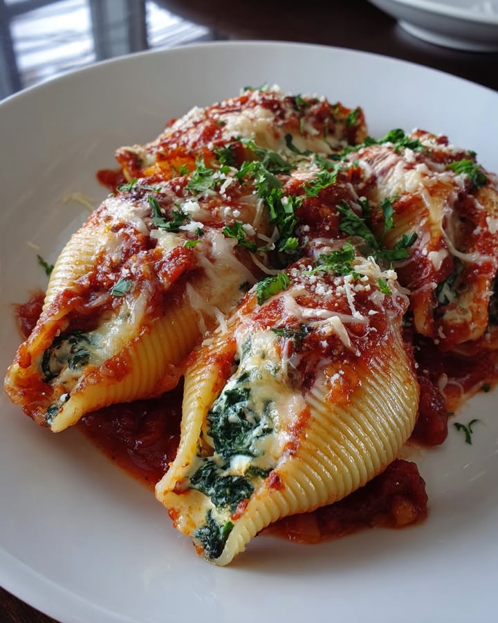 Coquilles Épinards Ricotta