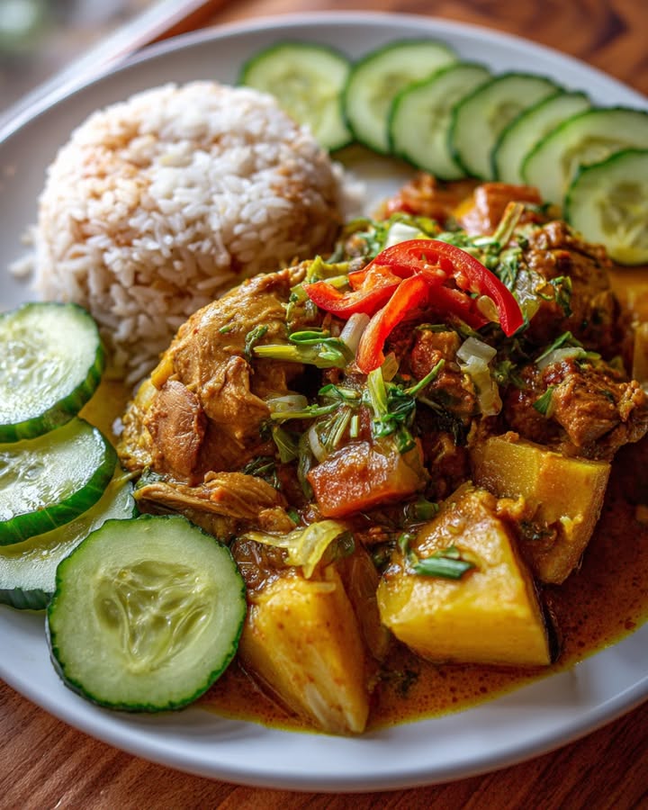 Curry Poulet Jamaïcain