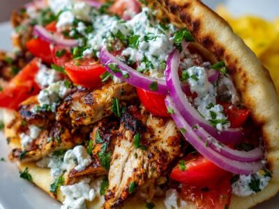 Gyros Poulet Méditerranéens : Recette Savoureuse et Facile à Préparer