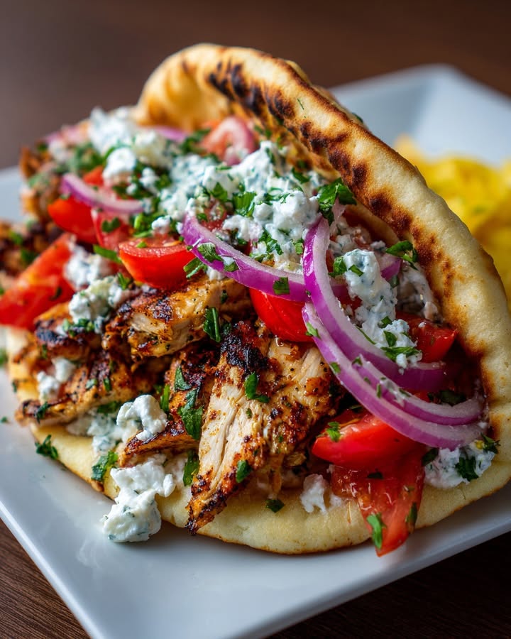 Gyros Poulet Méditerranéens
