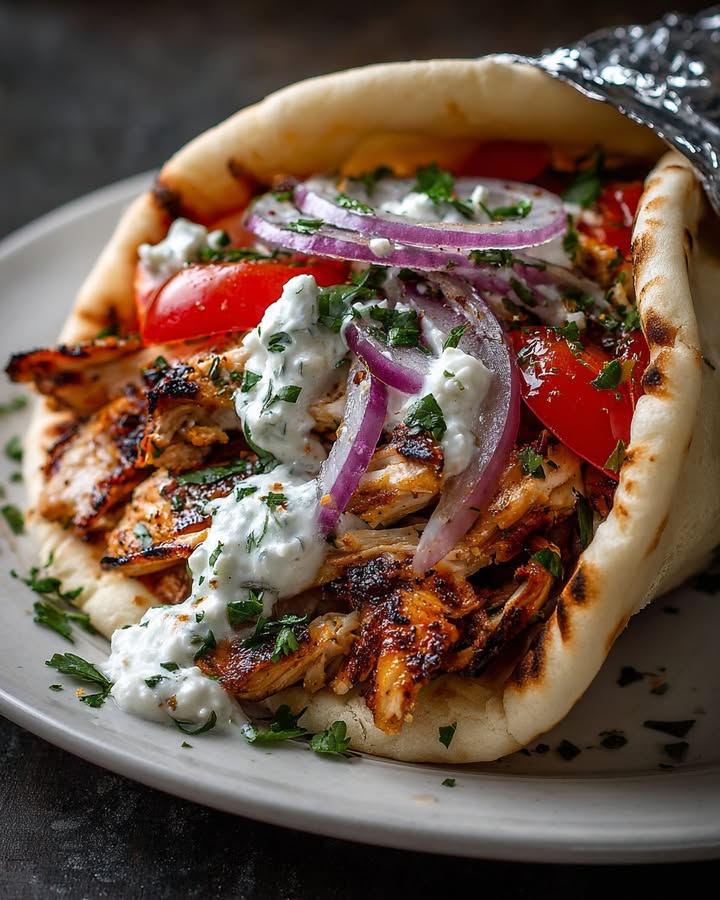 Gyros Poulet Méditerranéens