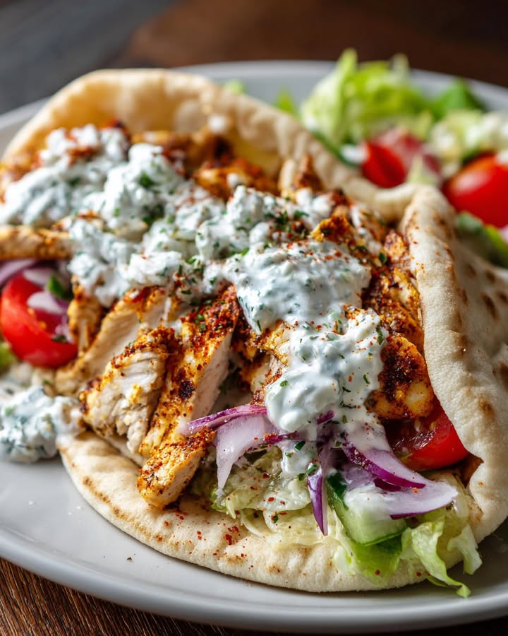 Gyros Poulet Tzatziki Feta
