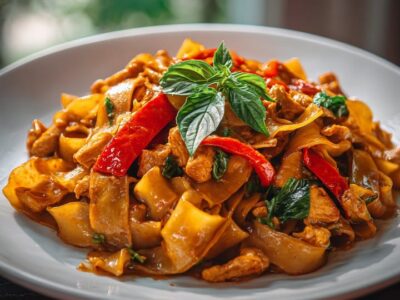 Nouilles Thaï Épicées : Recette Facile et Savoureuse