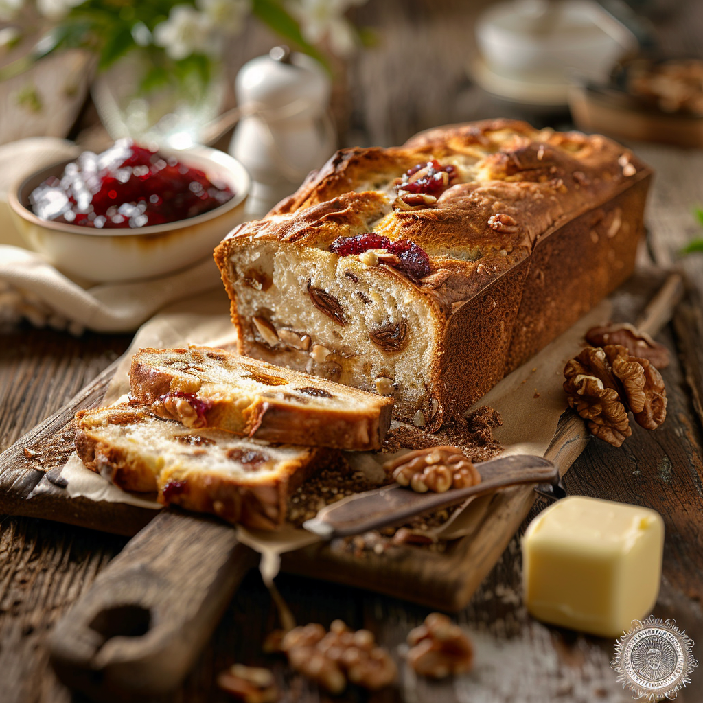 Pain aux noix et raisins : Recette facile et savoureuse 2 Pain aux noix et raisins