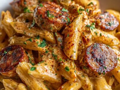 Pâtes Cajun Crémeuses : Recette Facile et Savoureuse