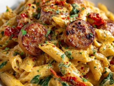 Pâtes Cajun Crémeuses : Recette Facile et Savoureuse