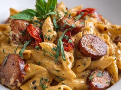 Pâtes Cajun Crémeuses : Recette Savoureuse et Facile à Préparer