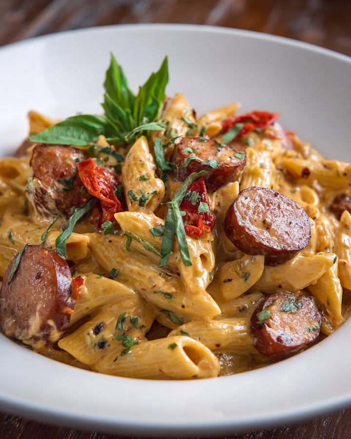 Pâtes Cajun Crémeuses : Recette Savoureuse et Facile à Préparer 1 Pâtes Cajun Crémeuses