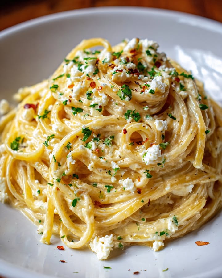 Pâtes Citron Feta