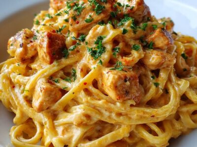 Pâtes Crémeuses Cajun : La Recette Savoureuse et Rapide