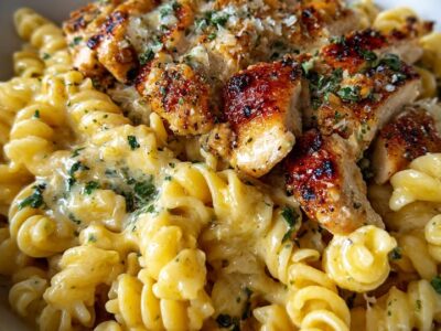 Pâtes Crémeuses Poulet : Recette Facile et Savoureuse en 30 Minutes