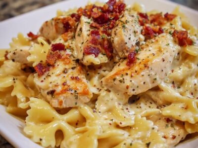 Pâtes Poulet Bacon : Recette Facile et Savoureuse en 30 Minutes