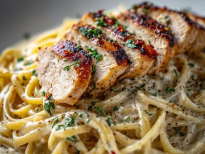 Pâtes Poulet Crémeuses : Recette Facile et Savoureuse