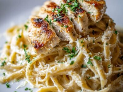 Pâtes Poulet Crémeuses : Recette Facile et Savoureuse