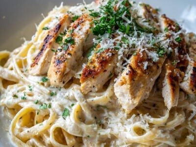 Pâtes Poulet Crémeuses : Recette Facile et Savoureuse