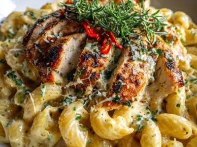 Pâtes Poulet Crémeuses : Recette Facile et Savoureuse