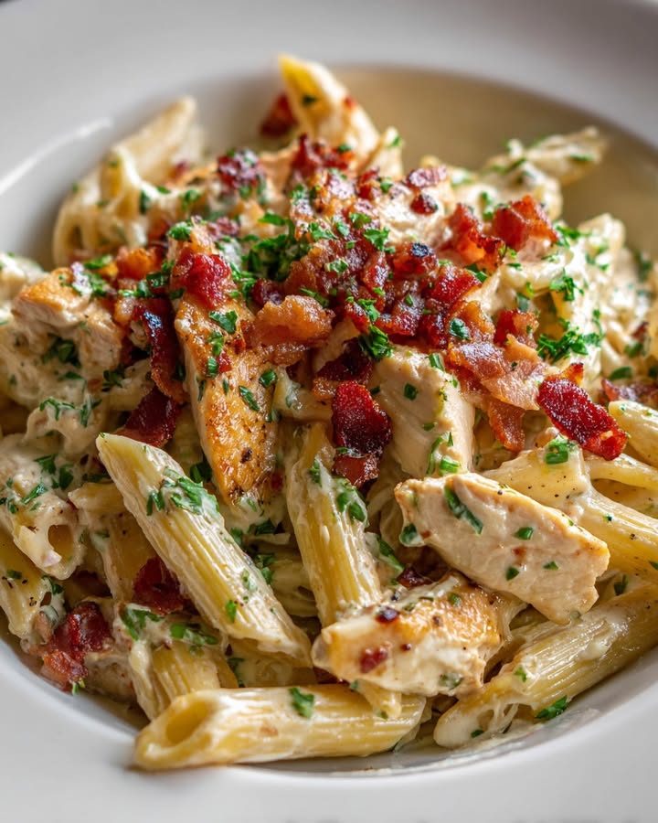 Pâtes Ranch Crémeuses : Recette Facile et Savoureuse 1 Pâtes Ranch Crémeuses