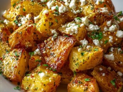 Pommes Frites Grecques Feta : Recette Savoureuse et Facile à Préparer