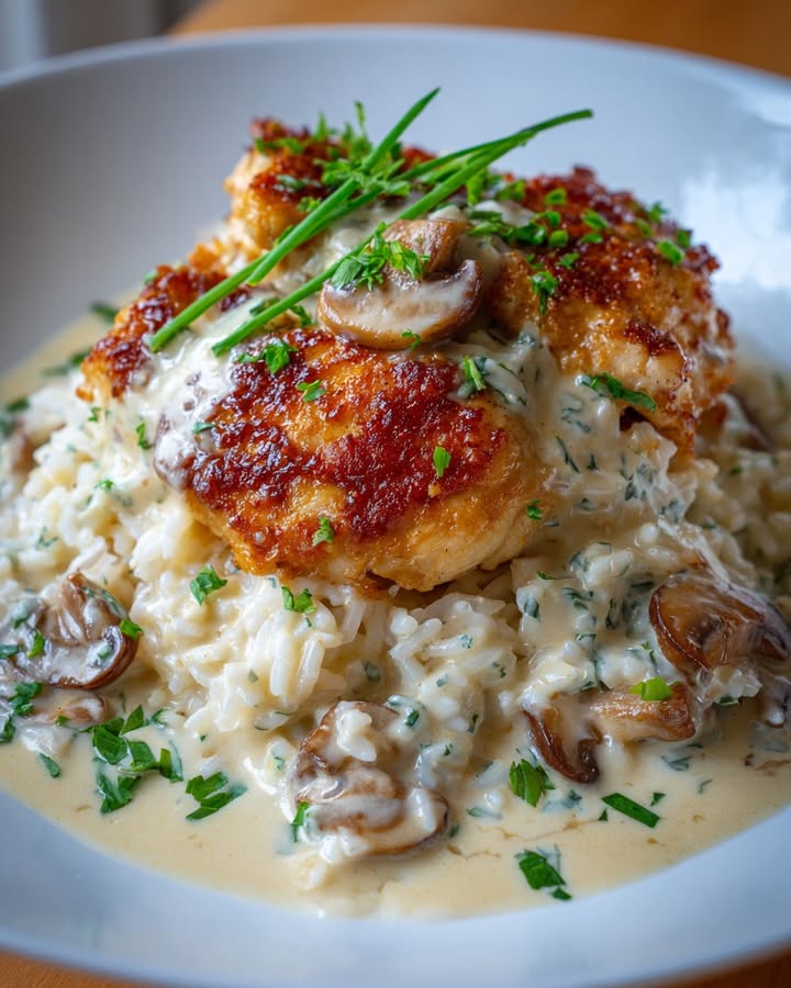 Poulet Crémeux Riz